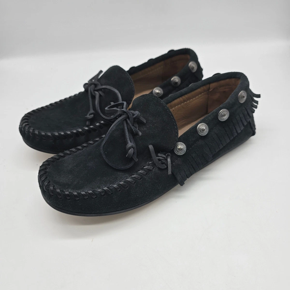 Zara Navy Suede Tassel Loafers / US 10 LEATHER TASSEL LOAFERS - Blue | ZARA United States main image 3