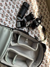 Nikon D3400 DSLR Digital Camera Bundle with 18-55mm and 70-300mm Lenses  More