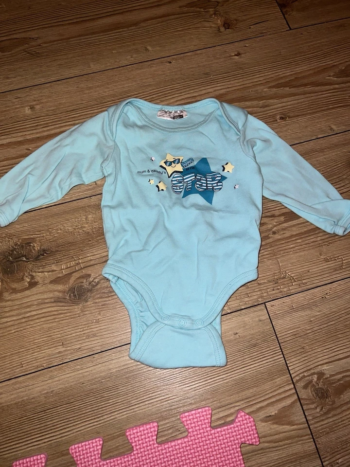Baby Body Langarm türkis - Ergee - Größe 80