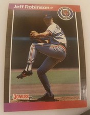 Donruss 1989 Jeff Robinson #470 Detroit Tigers Baseball Card Original