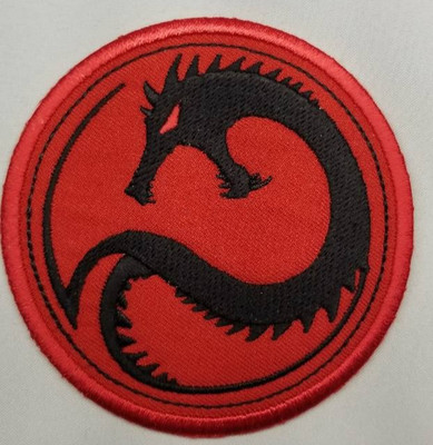 BattleTech House Kurita Draconis Combine Embroidered Patch Iron On