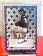 2022 Leaf Metal Perfect Game Baseball GARRETT BAUMANN MA-GB1 Blue Autograph /8