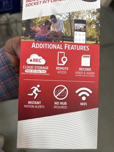 4 x Energizer Smart WLAN Innen Außen Glühbirnenfassung P/T Kameras 1 O/Box 1 Dichtung - Bild 9 von 19