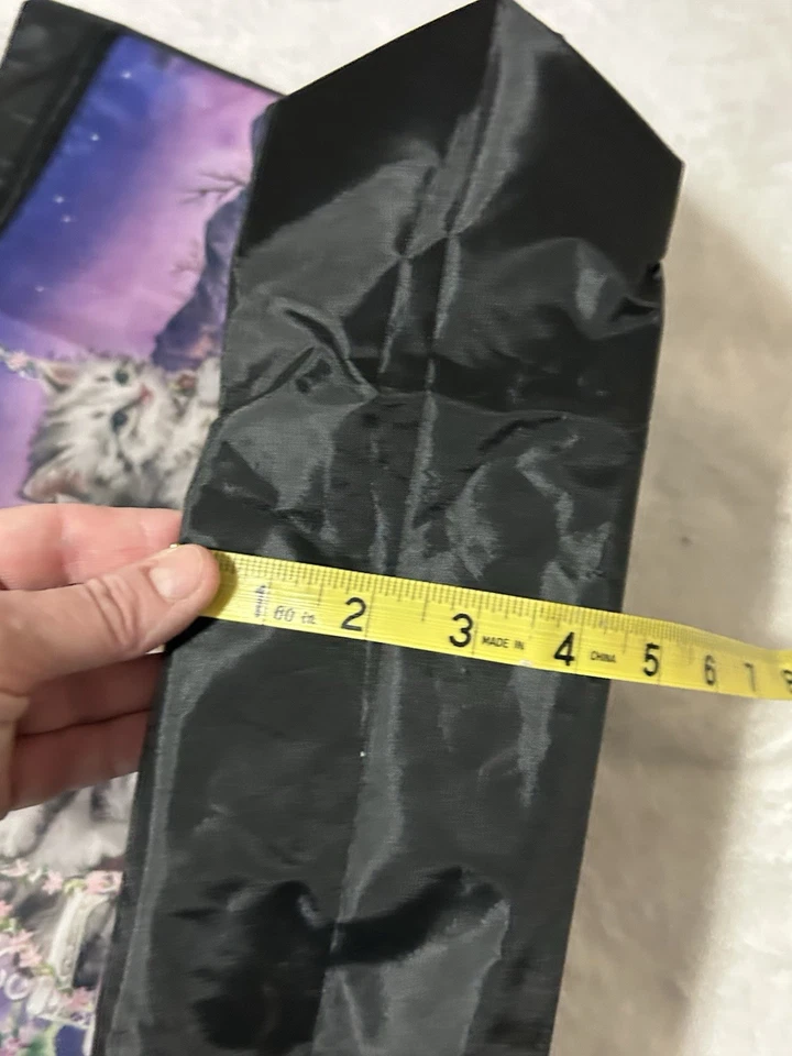 Kitty Cat Black Nylon Tote Bag Humane Society - Image 2 of 4