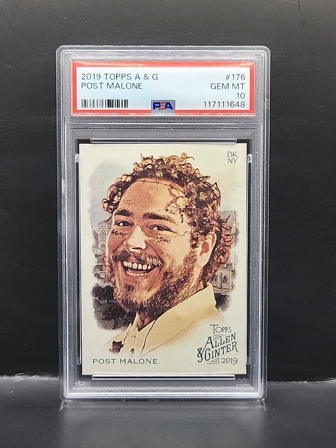 2019 Topps Allen & Ginter - Post Malone #176 Musician PSA 10