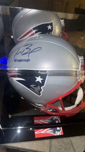 Tom Brady Full Size Proline Inscribed Super Bowl MVP Authentic Signed Helmet