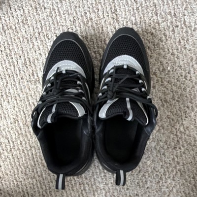 Dior B22 Men's Low Top Lace-Up Mesh Athletic Sneakers Black/Gray