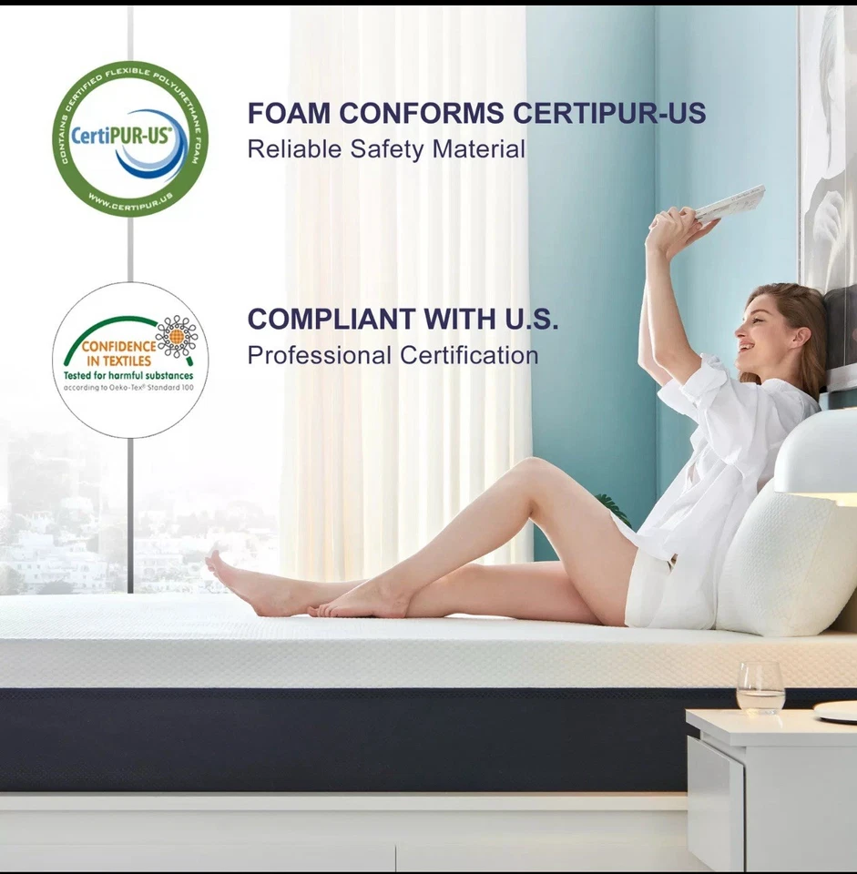 8"/10"/12"/14" Gel Memory Foam Mattress Full King Mattress - Image 4 of 4