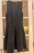 GAP linen/cotton sleeveless A-line dress US2/UK6 (fits UK size 6-8) excellent