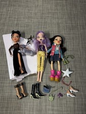 Bratz Mixed Doll Lot 3 Dolls Plus Clothes Toy MGA