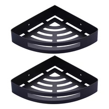 Stainless Steel Corner Shower Caddy, Triangular Shower Basket with Concealed Har