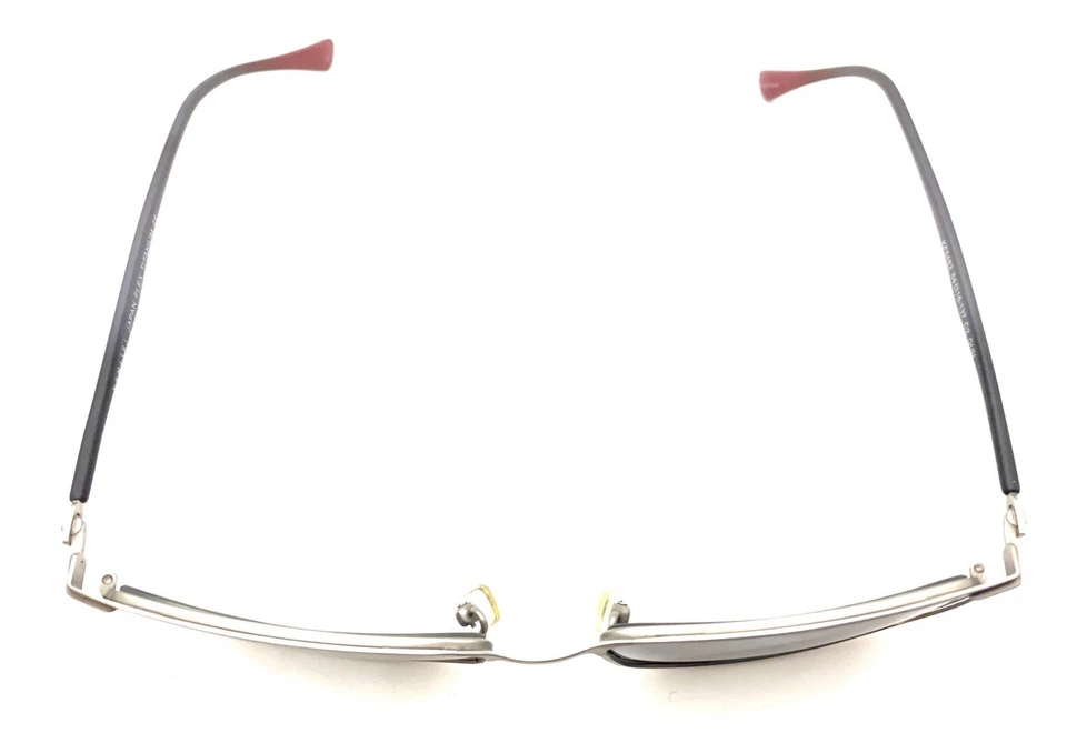 Konishi KF8482 Gray Black Red Titanium Eyeglasses Frames 54-16 137 Japan Unisex - Image 4 of 4