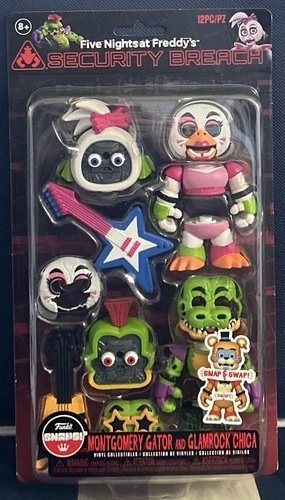 Funko Fnaf Funko Snaps: Five Nights at Freddy's Montgomery Gator Glamrock Chica