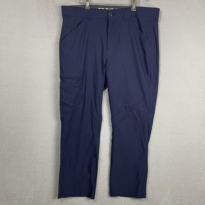 Eddie Bauer Pants Mens Size 38x29 Blue Stretch Performance Outdoors Hiking Camp