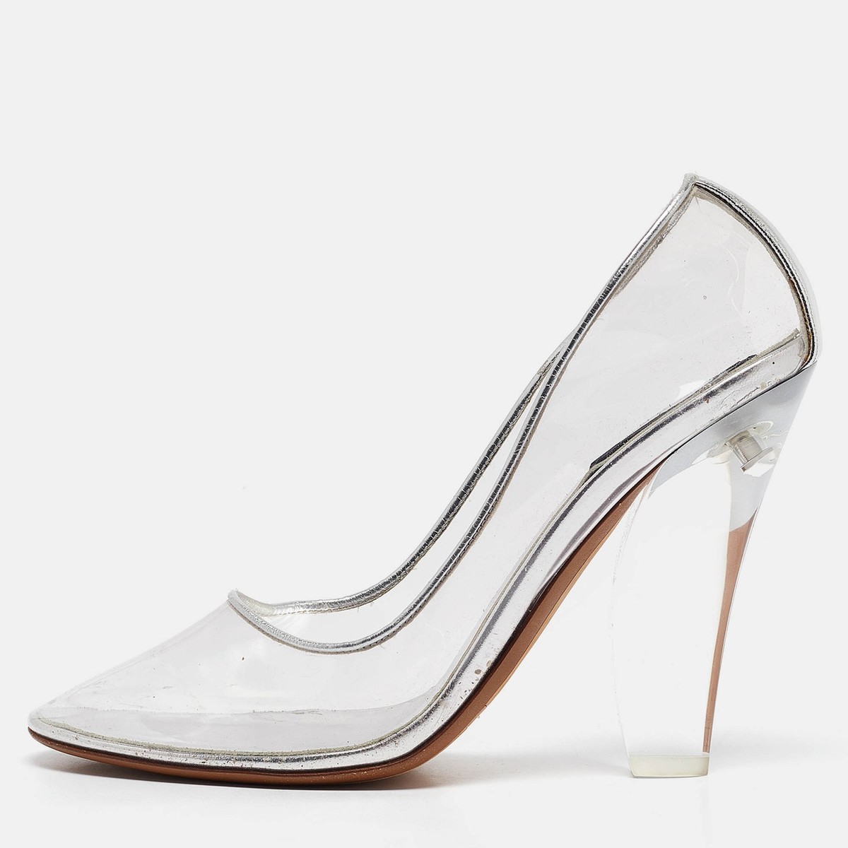 靴 MARC JACOBS OXFORD WITH PLEXIGLASS HEEL Marc Jacobs Transparent Clear Heel Oxfords in White | Lyst