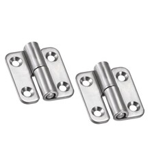 2 Pcs Lift Off Hinge Left Hand Stainless Steel Hinge Detachable Slip Joint