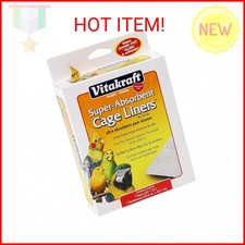 Vitakraft Cage Liners for Birds - For Parrot, Parakeet, Conure, and Cockatiel Ca