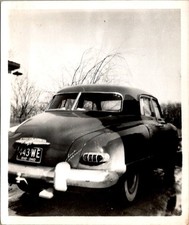 1949 Studebaker Land Cruiser Ohio Bullet Nose Vintage Photo Silver Gelatin Print