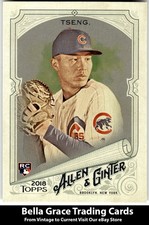 2018 Topps Allen & Ginter Jen-Ho Tseng #350 Chicago Cubs Silver Glossy Rookie 