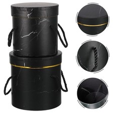  2 Pcs Bac Fleur Emballage Bouquet De Fleurs Coffrets Cadeaux Portables