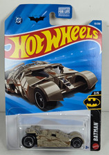 Hot Wheels The Dark Knight Camo Batmobile 2/5 Batman 1:64 Scale Diecast Vehicle
