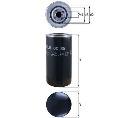 ORIGINAL  Knecht Ölfilter für VW CONSTELLATION VOLKSBUS WORKER Fiat 1000 90