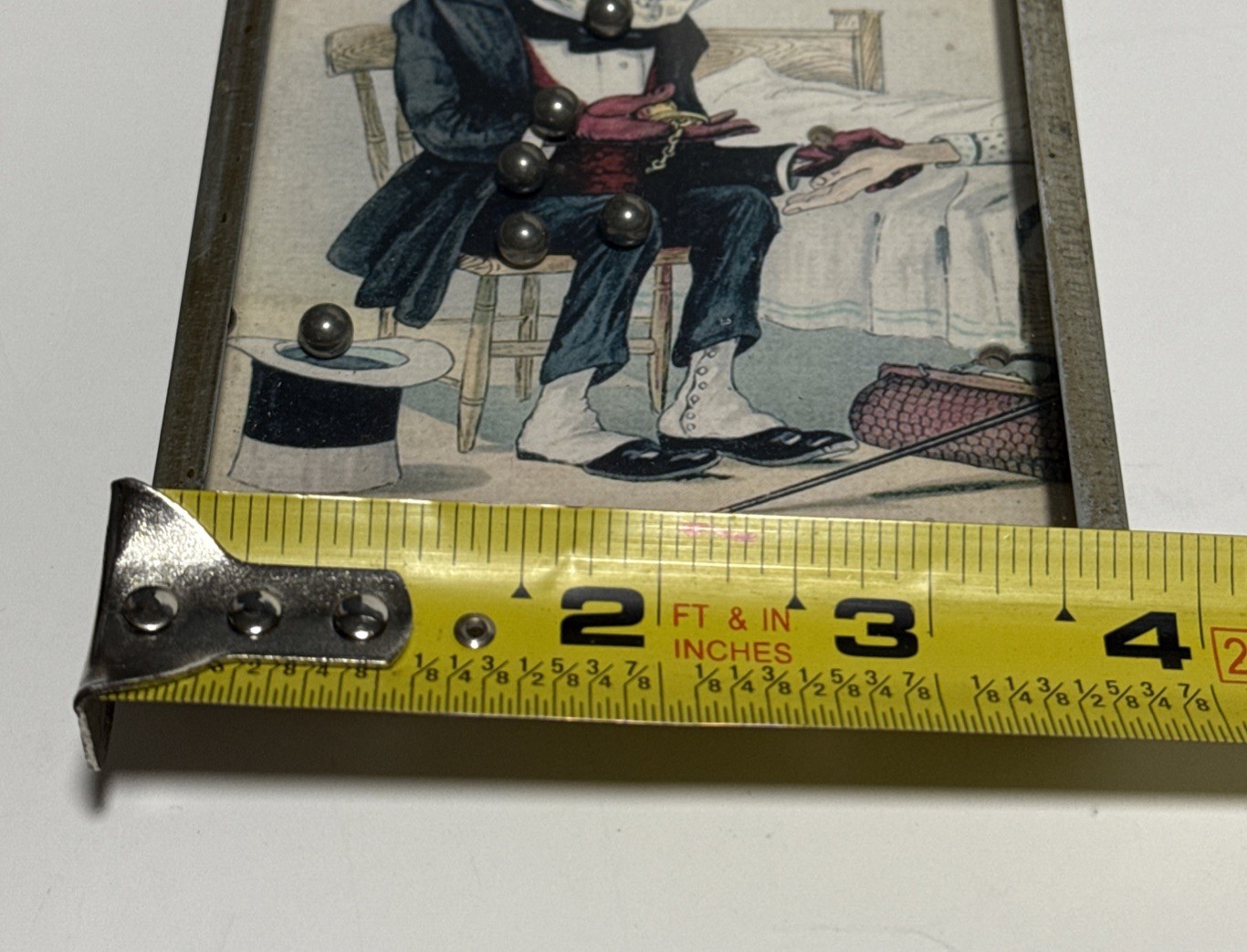 Victorian trading Halloween game skeleton doctor medical diagnosis unique shabby