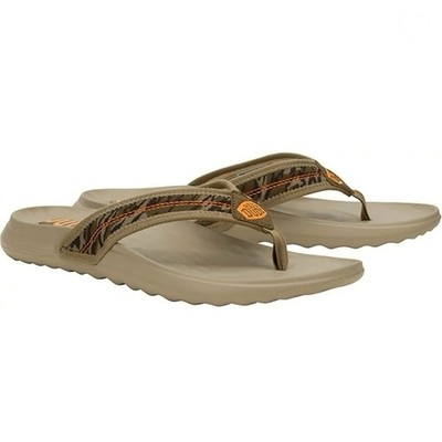 Hey Dude Flip Flops Camo Mossy Oak Brown Sandals Comfort  display picture 3