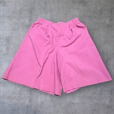 Vintage Bobbie Brooks Girls Pink Dress Shorts Size 12 Made USA Pleated
