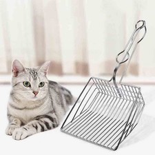 Stainless Steel Litter Scoop Cat Scooper Small Holes for Pellets