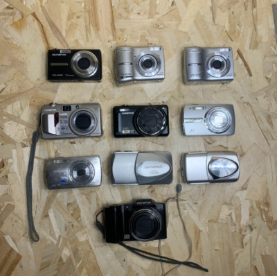 LOT 10 OLYMPUS KAMERAS NICHT FUNKTIONSFÄHIG