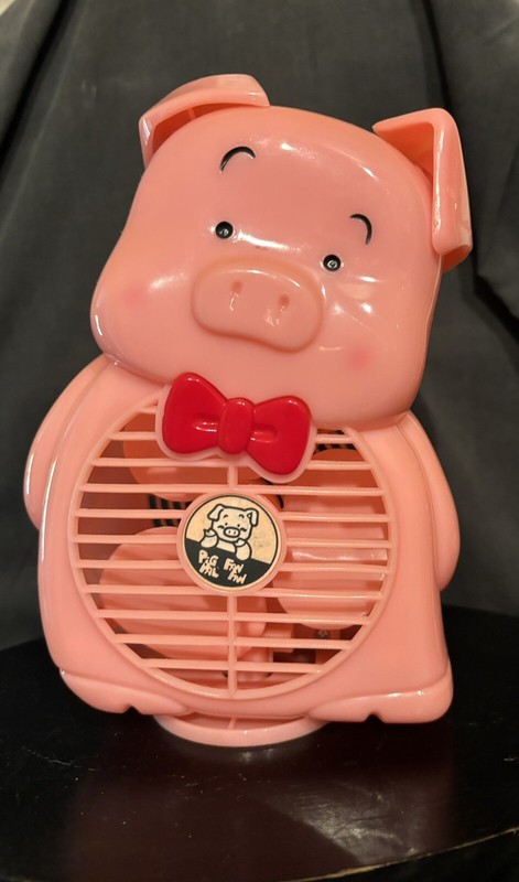 Vintage Pig Pal Fan Fan Oscillating Fan