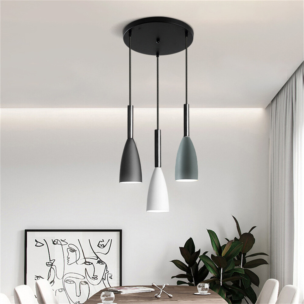 3 Way Hanging Vintage Industrial Pendant Light Retro Lamp LED Ceiling