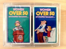 Sealed Vintage Women Over 50 are Better Because - Playing Cards 2 Decks Belgium
