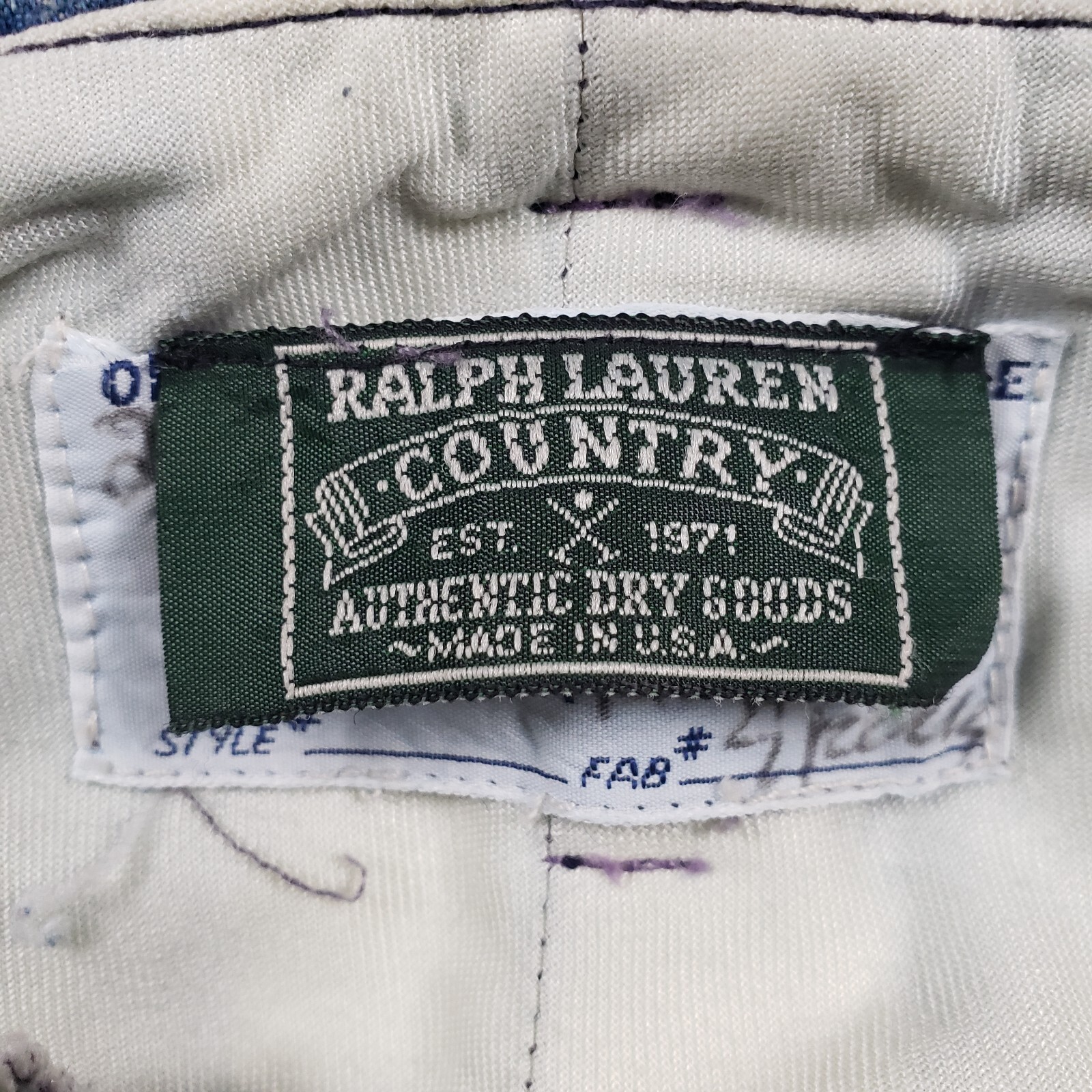 Vintage Ralph Lauren Country Jeans Rare Sample Womens 30x31 Pleated High Rise image 3
