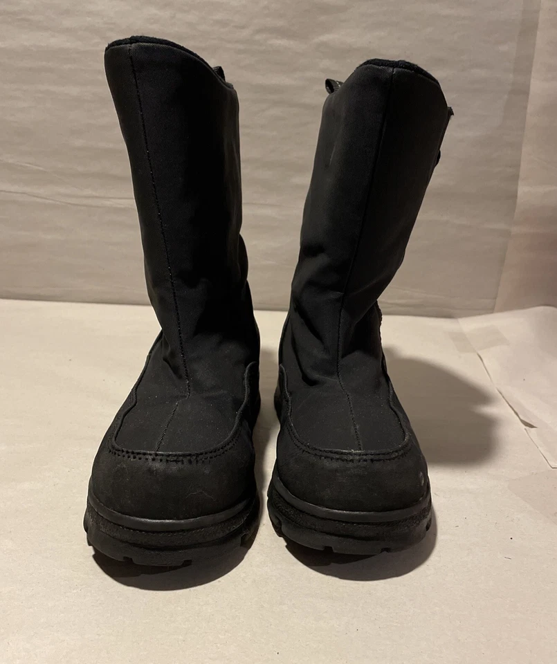 Botas de nieve Lands End juveniles talla 2 negras Foto 2 de 4