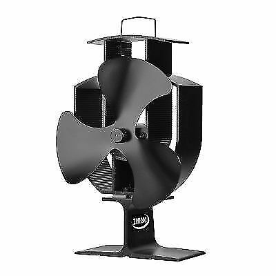 Zennox Heat Powered Stove Top Fan for Wood Burner Log Burning Fire 3 Blades  for sale online | eBay