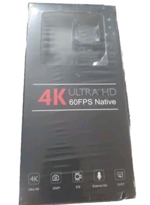 4K Action WiFi Camera w/Touch Screen, 131ft Waterproof, EIS 2.0, 170° Wide Angle