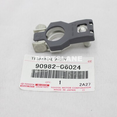 Genuine Toyota OEM Negative Battery Terminal Assembly W/ Nut - Part# 90982-06024 - View #3