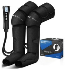 Air Compression Massager with Heat for Foot, Leg, Calf, Thigh, Knee, Helpful