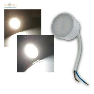 WORLD-TRADING-NET Leuchteneinsatz 3/5W warm/neutral/RGB, Ersatz für GU10 Leuchtmittel 230V Leuchte