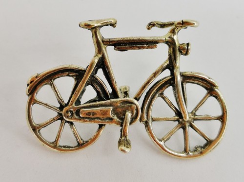 BICICLETTA MICROFUSIONE MINIATURA ARGENTO 800 VINTAGE MONILI OGGETTINI  COLLEZION | eBay