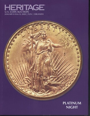HERITAGE GALLERIES FUN JAN. 2020 PLATINUM NIGHT AUCTION CATALOG