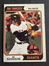 Topps 1974 - Ed Goodson - Giants - Card #494 - 3rd Base