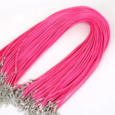 High Quality Leather Necklace Lobster Clasp Rope Cord String for Pendants