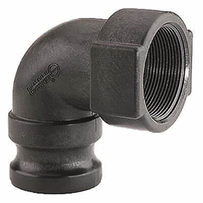 Banjo 90 Degree Poly Cam Lever Elbow 2'' Male Adapter X 2'' Female Thread - 200A90