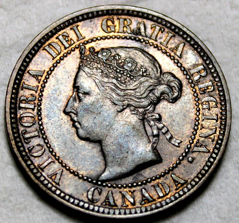 Canada  1882 H  One Cent Almost Uncirculated    249-291 - Image 4 of 4