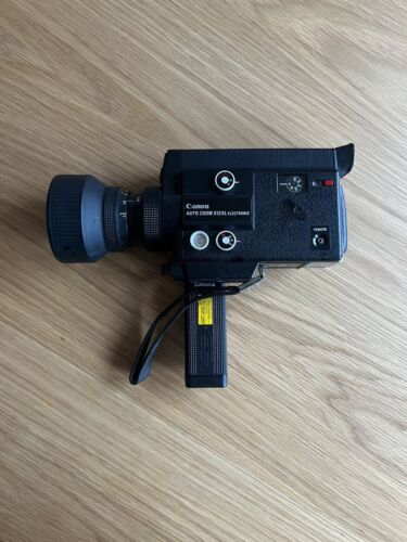 Canon Auto Zoom 512XL Electronic Super 8 8mm Movie Camera - Working Great