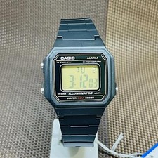 Casio W-217H-9A Illuminator Alarm Chronograph Schwarz Resin Digitaluhr