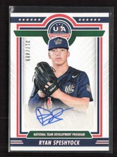 2022 Panini USA Baseball #NTDP-RS Ryan Speshyock Auto /499